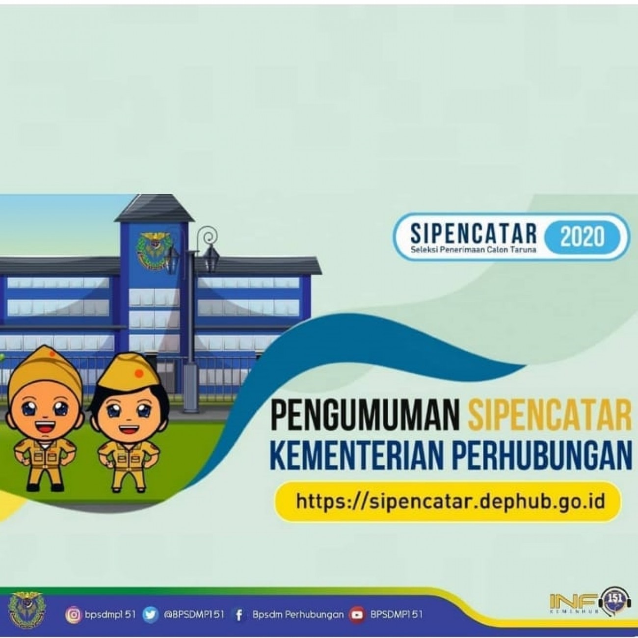 Pengumuman Penerimaan Calon Taruna/Taruni Jalur Reguler Pola Pembibitan Pada Perguruan Tinggi Di Lingkungan Kementerian Perhubungan Tahun Akademik 2020/2021