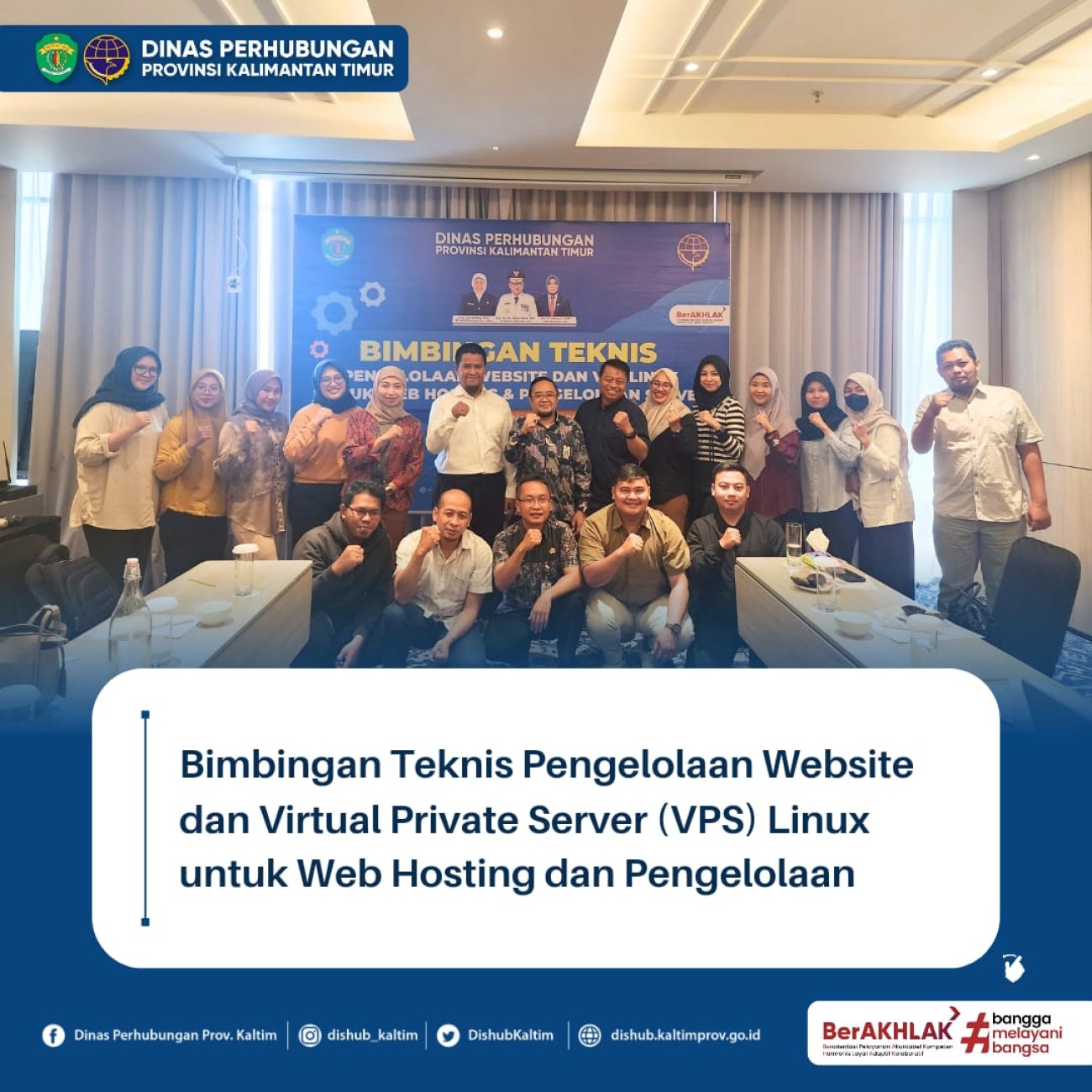 Bimbingan Teknis Pengelolaan Website dan Virtual Private Server (VPS) Linux untuk Web Hosting dan Pengelolaan