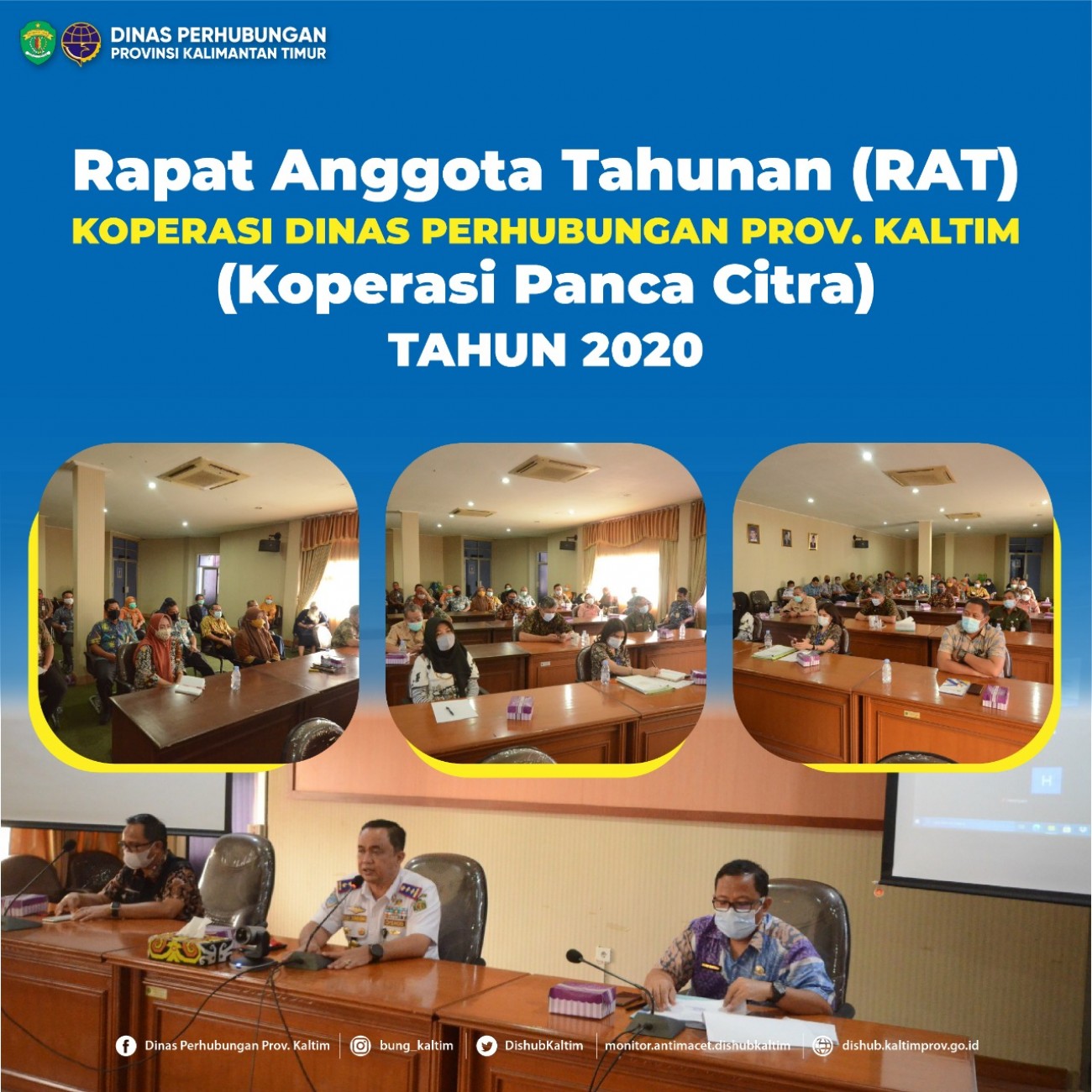 Rapat Anggota Tahunan (RAT) Koperasi Dinas Perhubungan Prov. Kaltim