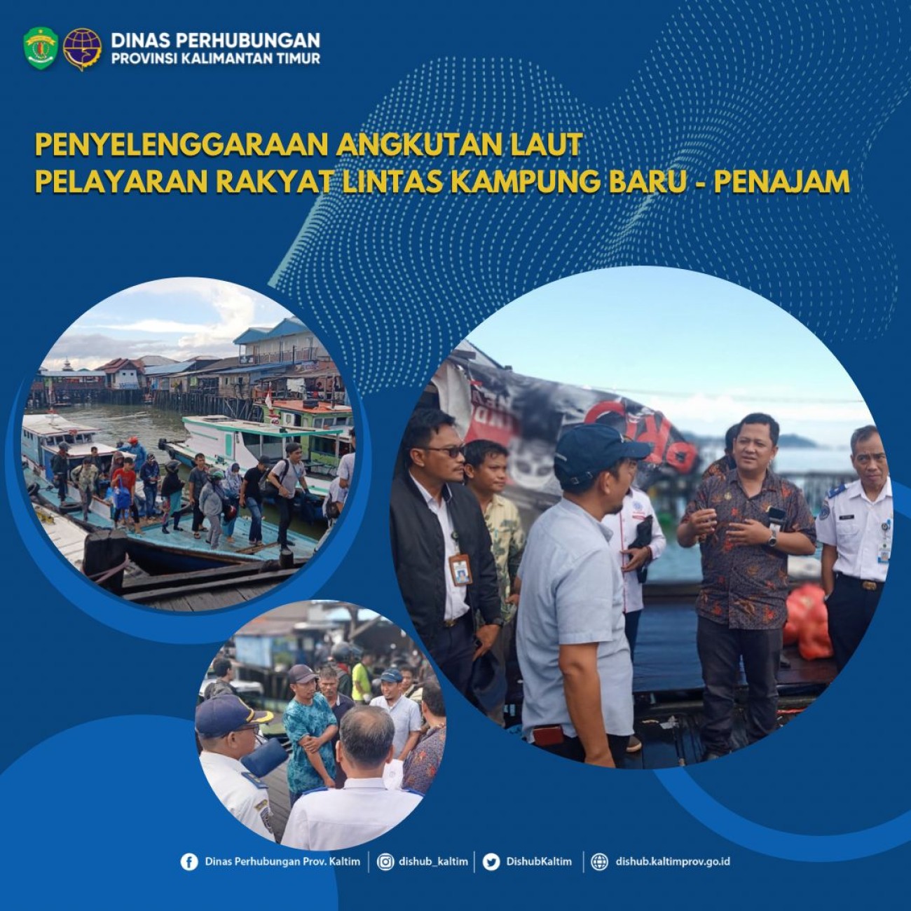 Penyelenggaraan Angkutan Laut Pelayaran Rakyat Lintas Kampung Baru - Penajam