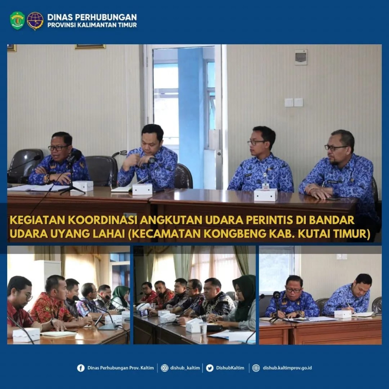 Kegiatan Koordinasi Angkutan Udara Perintis di Bandar Udara Uyang Lahai (Kecamatan Kongbeng Kabupaten Kutai Timur)