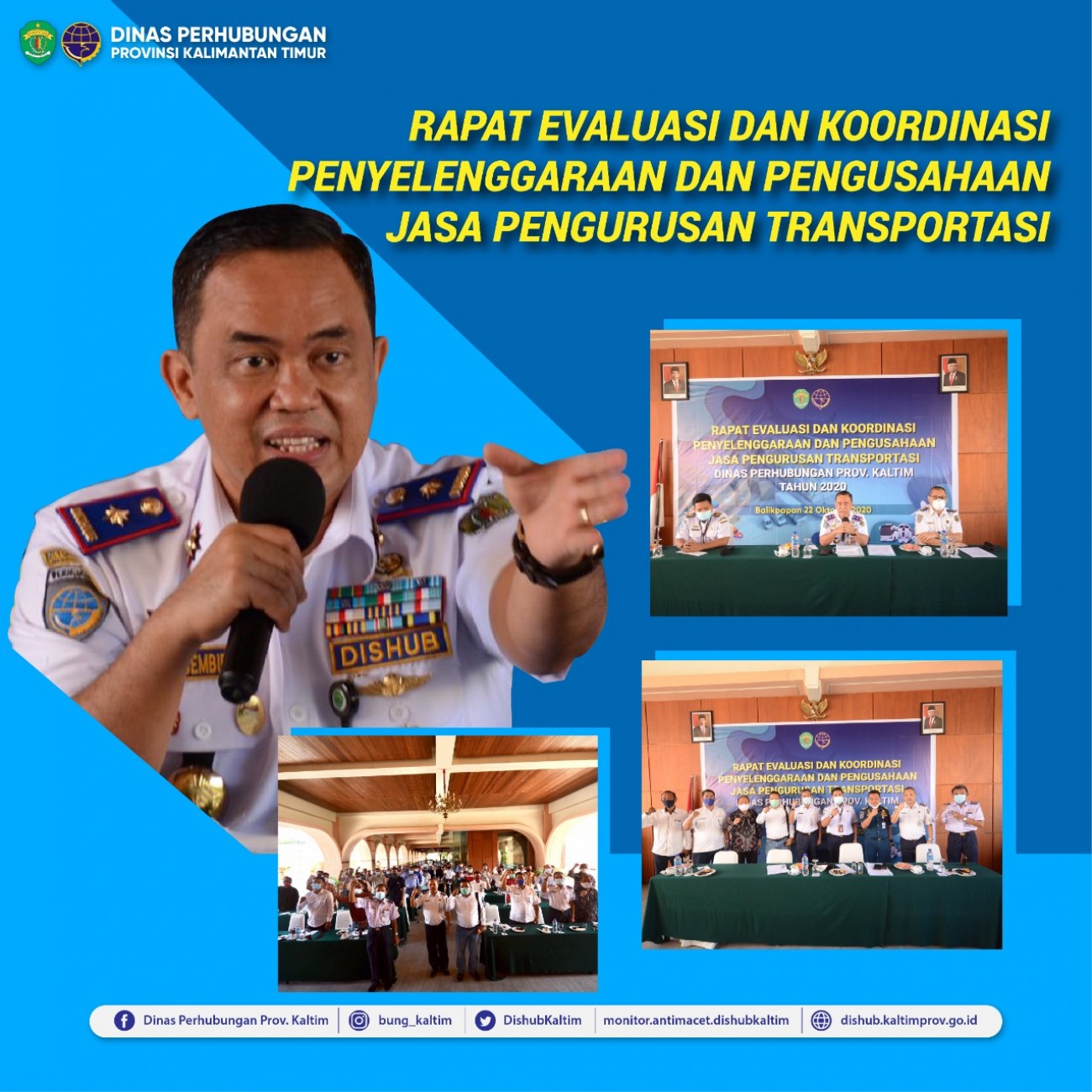 Rapat Evaluasi Dan Koordinasi Penyelenggaraan Dan Pengusahaan Jasa Pengurusan Transportasi 