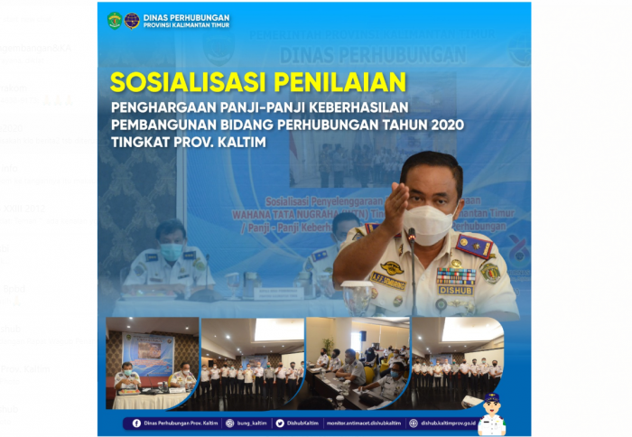 Sosialisasi Penilaian Penghargaan Panji-Panji Keberhasilan Pembangunan Bidang Perhubungan Tahun 2020 Tingkat Prov. Kaltim