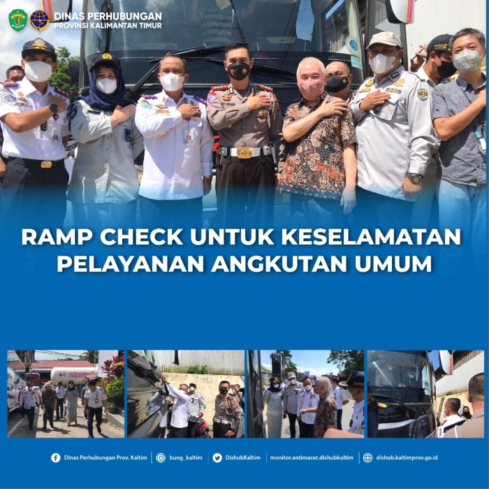 RAMP CHECK UNTUK KESELAMATAN PELAYANAN ANGKUTAN UMUM