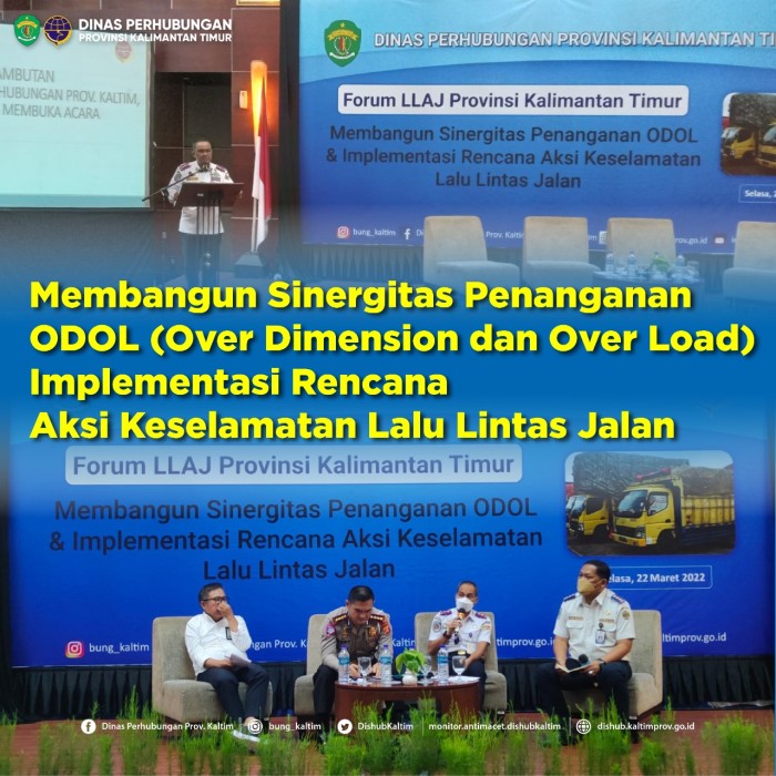 Membangun Sinergitas Penanganan ODOL (Over Dimension dan Over Load) Implementasi Rencana Aksi Keselamatan Lalu Lintas Jalan 