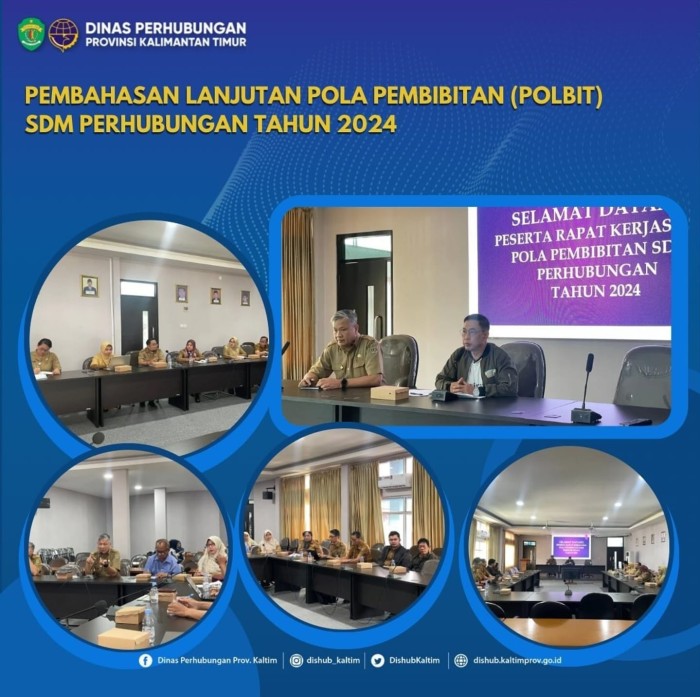  Pembahasan Lanjutan Pola Pembibitan (POLBIT) SDM Perhubungan Tahun 2024