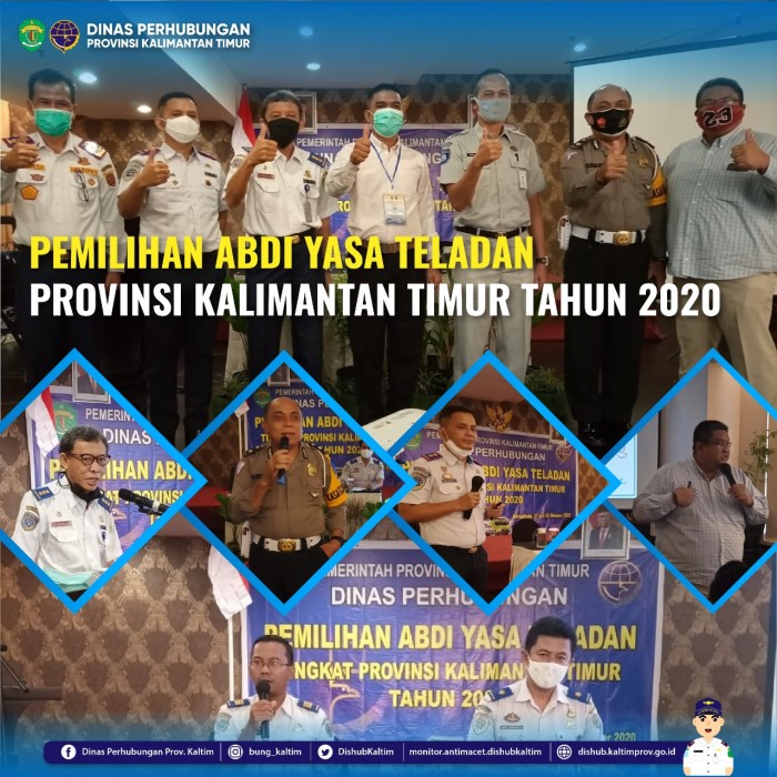 PEMILIHAN ABDI YASA TELADAN TINGKAT PROVINSI KALIMANTAN TIMUR TAHUN 2020